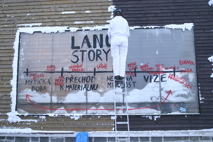 LanoStory - site specific projekt studentu DAMU